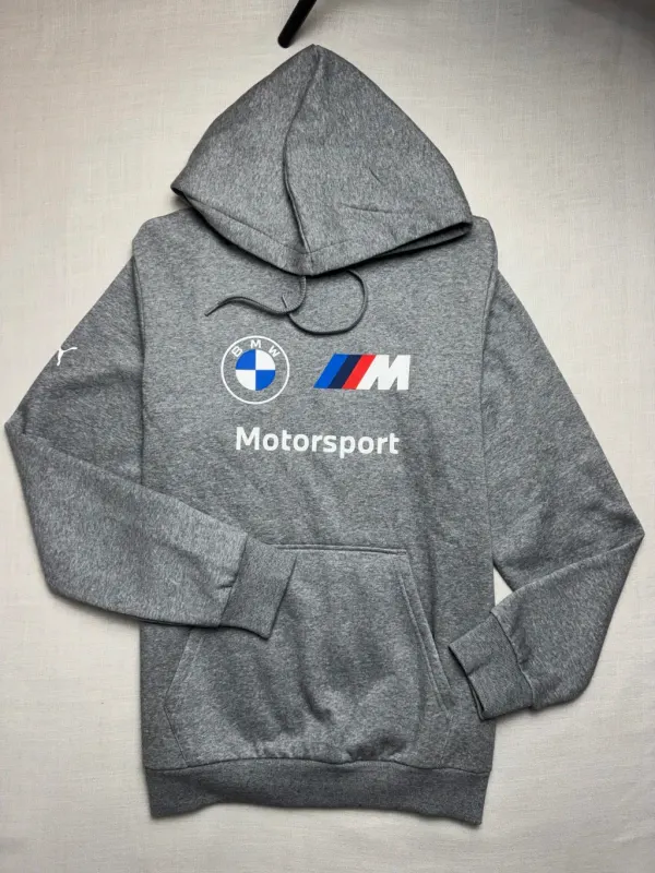 MOLETOM PUMA BMW MOTORSPORT ESS - CINZA